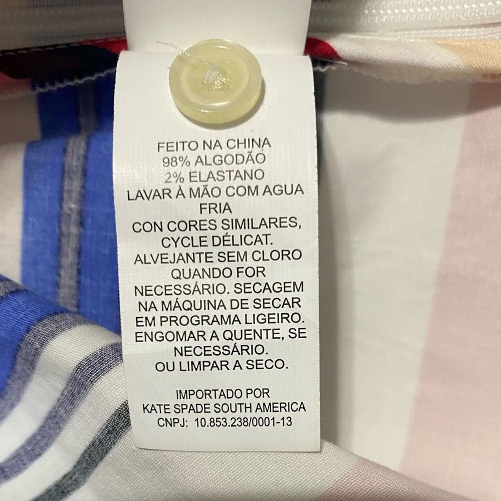 Kate Spade New York Spring 2017 Ready-to-Wear... live Colorfully Top Size M - Picture 8 of 12